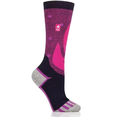  Длинные носки для зимних видов спорта ® Women's Kelly ULTRA LITE™ | Из термополиуретана | Легкие зимние носки, плотно облегающие обувь | Теплые и мягкие Носки для походов, для дачи, для домашнего уюта | В 3 раза теплее Синего Хлопка