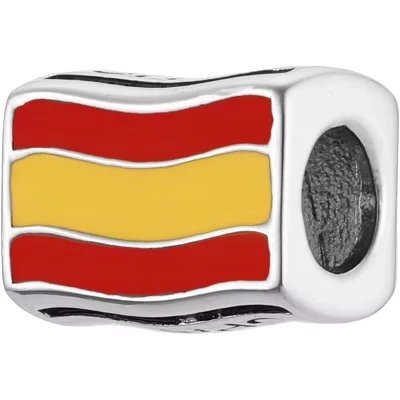 Шарм-подвеска Summit Adventure из серебра 925 с флагом Испании