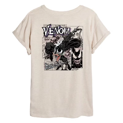Женская футболка с объемными рисунками в стиле комиксов Venom Birch