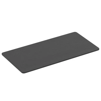 Столешница из цельного куска 48 ”x 24” с безопасными закругленными углами для домашнего офисного стола DIY Черный/Натуральный/Деревенский коричневый/Белый/Серый черный