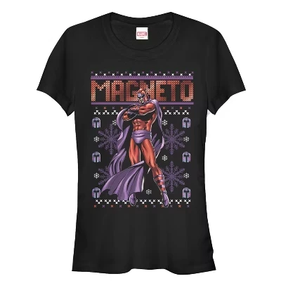Женская футболка Marvel «Люди Икс Магнето», черная