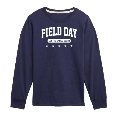 Футболка с длинным рукавом Field Day Let The Games Begin с графическим рисунком
