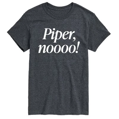 Мужская футболка Piper No с коротким рукавом и графическим рисунком heather charcoal