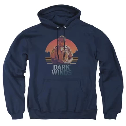 Мужское худи LogoVision Dark Winds, темно-синее