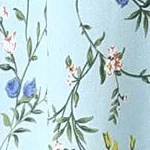 Женское платье INSPIRE CHIC мини, цветы, светло-голубое