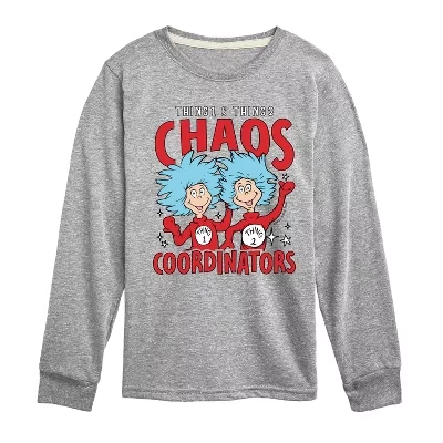 Футболка с длинным рукавом и графическим рисунком athletic heather от Chaos Coordinatiors The Things