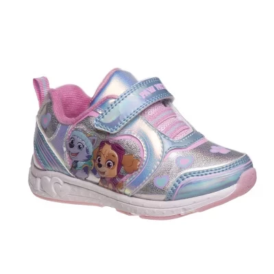 Обувь без шнуровки Paw Patrol для девочек с подсветкой (для малышей / Маленьких девочек) разноцветная