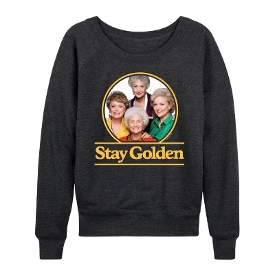 Женский лонгслив The Golden Girls, угольный меланж