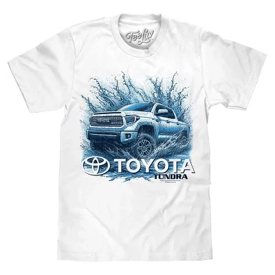 Футболка для пикапа Toyota Tundra белого цвета