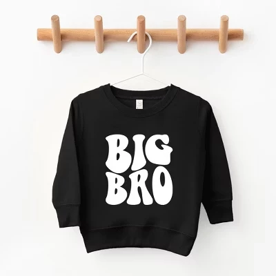 Детская толстовка The Juniper Shop Big Bro Wavy, черная