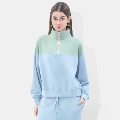 Женская куртка Wild Fable Lounge Quarter Zip, синяя