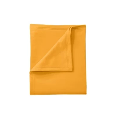Флисовый плед Port & Company Core Fleece, золотистый