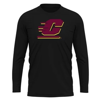Мужской лонгслив NCAA Central Michigan, черный
