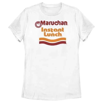 Женская футболка Maruchan Instant Lunch Label, белая