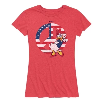 Женская футболка Disney Americana «Daisy Peace», красная