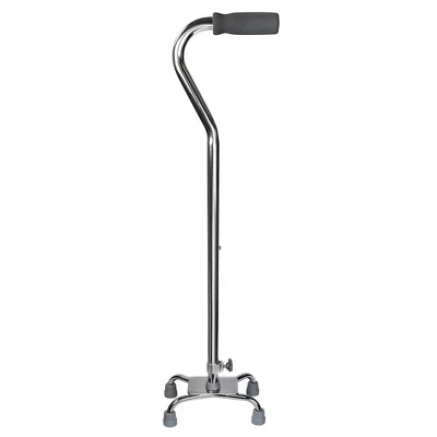 Трость McKesson QuadBase регулируемая, хром, 136 кг, 4 шт.