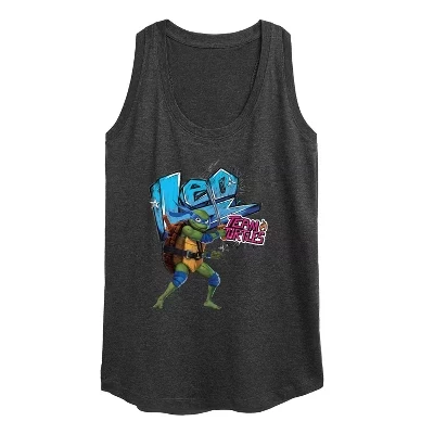 Женская футболка Leonardo AKA Leo Graphic Racerback Tank heather charcoal