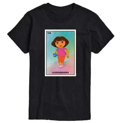 Мужская футболка Loteria La Exploradora с коротким рукавом и рисунком, черная