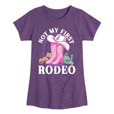 Детская футболка Barbie «Not My First Rodeo», лиловый