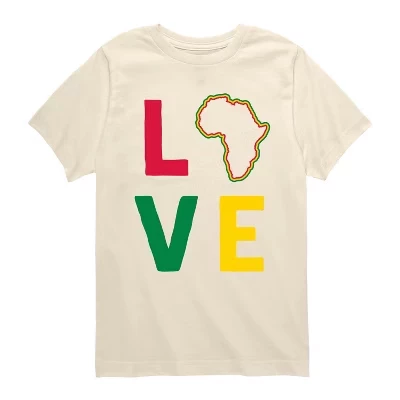 Кремовая футболка с коротким рукавом Love Africa с графическим рисунком