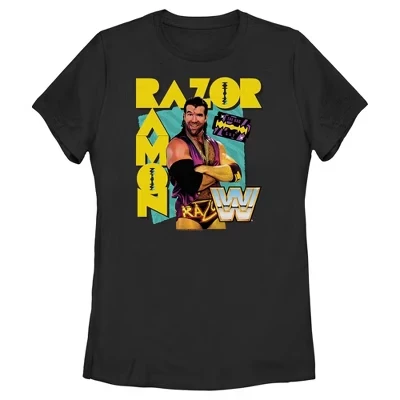Женская футболка WWE Razor Ramon, черная