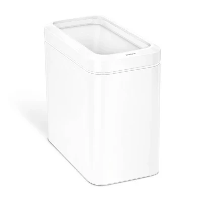 Мусорное ведро SimpleHuman Slim 25 л открытое, белое