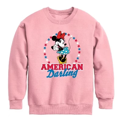 Флисовая толстовка American Darling Minnie с рисунком и длинными рукавами сиреневого цвета