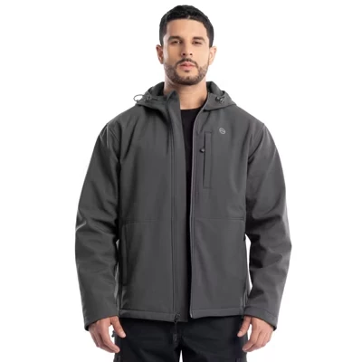 Мужская водоотталкивающая куртка с капюшоном ATG by Wrangler, асфальтовая