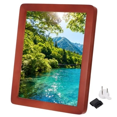 Деревянная фоторамка Unique Bargains прямоугольная, махагон