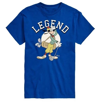 Мужская футболка Disney Goofy Golfing Legend, синяя