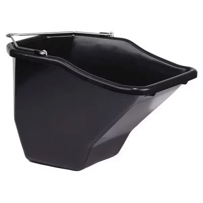 Кормовое ведро Little Giant 9,5 л плоское, черное