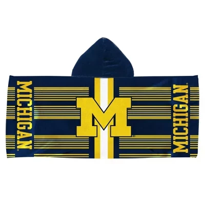Молодежное полотенце с капюшоном NCAA Blockade michigan wolverines