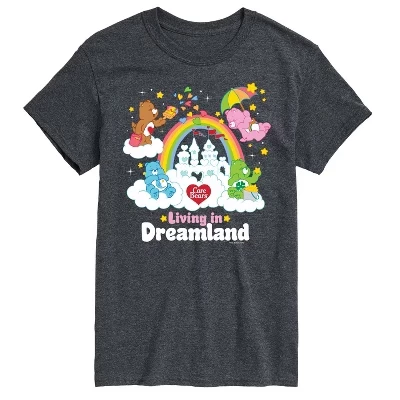 Мужская футболка Care Bears «Living In Dreamland», серо-угольная