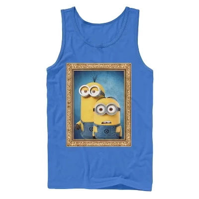 Мужская майка Despicable Me, Minions Frame, синяя