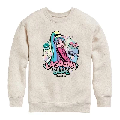 Флисовая толстовка с длинным рукавом Lagoona Blue Bubbles Graphic из натурального хлопка