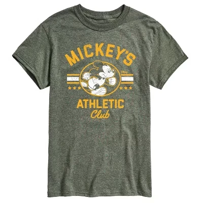 Мужская футболка Mickeys Athletic Club с коротким рукавом и рисунком зеленого цвета