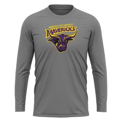 Мужской лонгслив NCAA Mankato, темно-серый