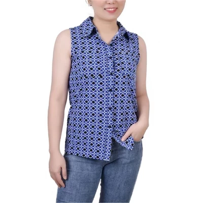 Женская миниатюрная блузка без рукавов Top multicolor