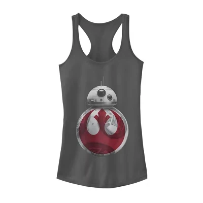 Женская майка STAR WARS BB-8 и символ повстанцев, угольная