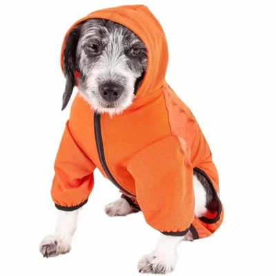 Худи для собак Pet Life Pawsterity, оранжевое