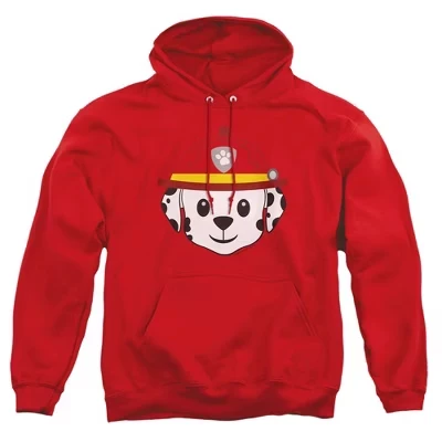 Мужское худи Paw Patrol «Маршалл-эмодзи», красное