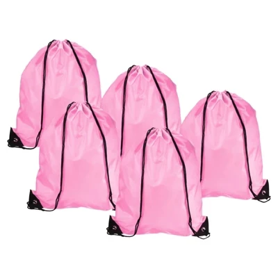 Мешки для хранения Unique Bargains, 5 шт., розовые