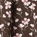 Женское платье INSPIRE CHIC мини, цветы, коричнево-розовое