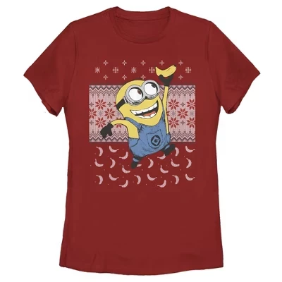 Женская футболка Despicable Me «Миньоны», красная