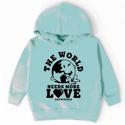 SmileyWorld Миру нужно больше любви Толстовка для малышей с капюшоном из морской пены