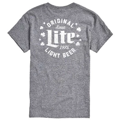 Мужская футболка с коротким рукавом и рисунком Athletic heather от St. Patrick's Original Light Beer - Оригинальное светлое пиво