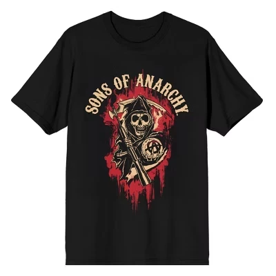 Мужская футболка Sons of Anarchy Reaper, черная