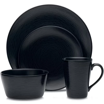 Набор посуды Noritake Colorscapes, 4 предмета, черный