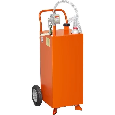 Ёмкость для топлива на колёсах Acekool с насосом, шланг 3 м, оранжевый