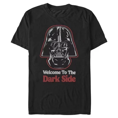 Мужская футболка со шлемом Welcome Dark Side черного цвета